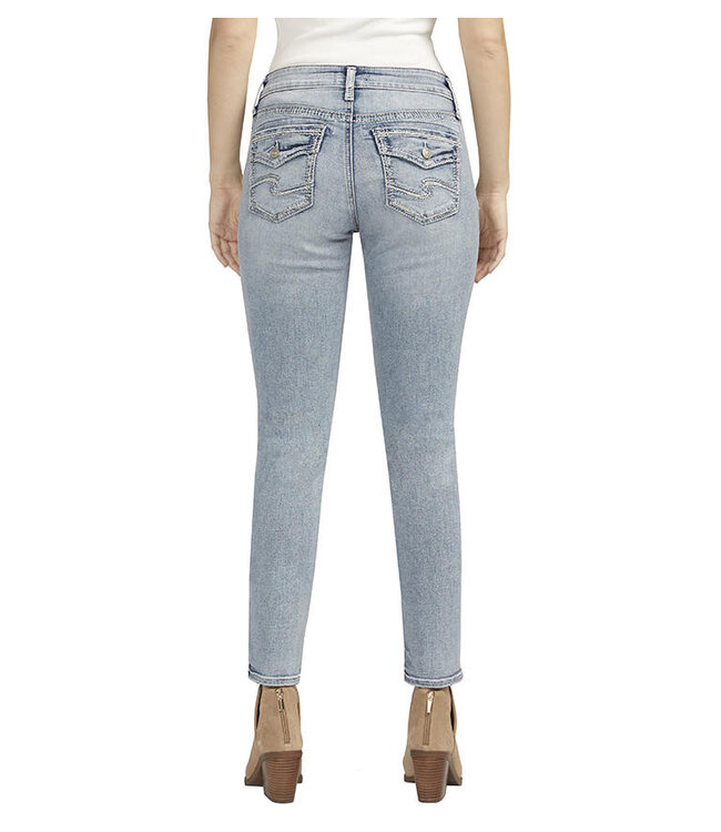 Silver Jeans Elyse Mid Rise Skinny Jeans