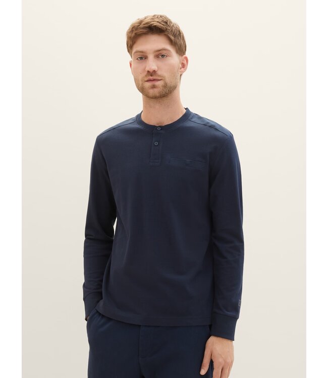 TOM TAILOR Long sleeved Henley