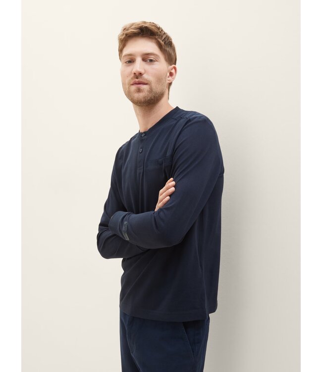 TOM TAILOR Long sleeved Henley