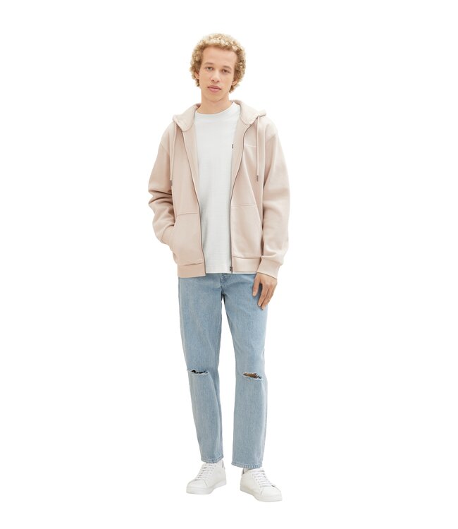 TOM TAILOR Hoodie with zipper