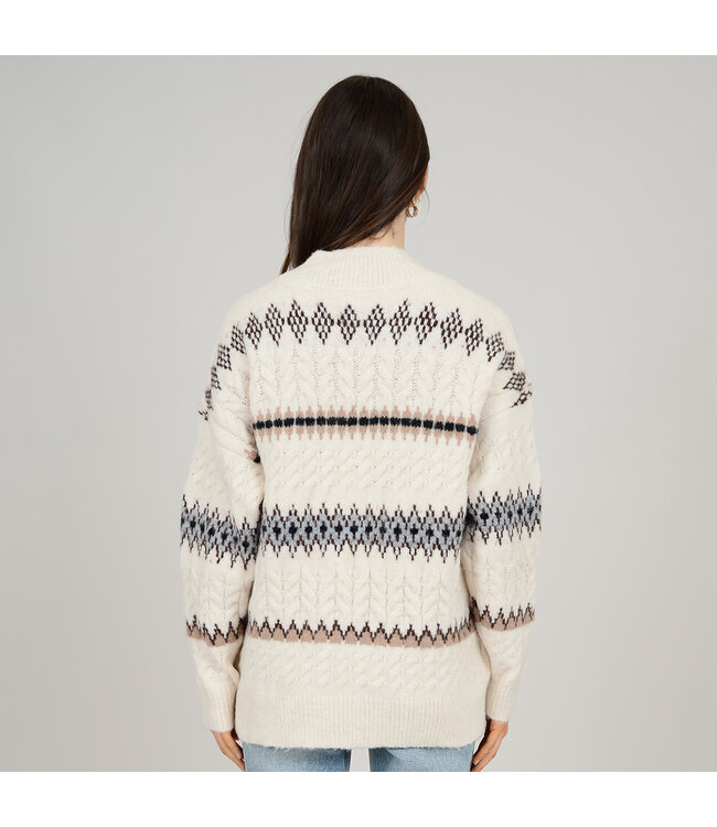 RD STYLE ANNE LONG SLEEVE V-NECK CARDIGAN