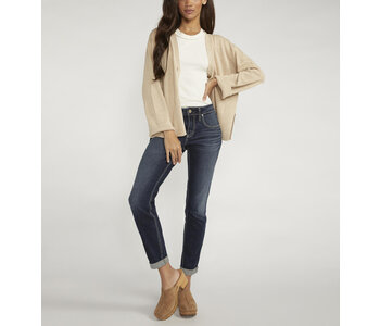 SILVER JEANS Boyfriend Mid Rise Slim Leg Jeans