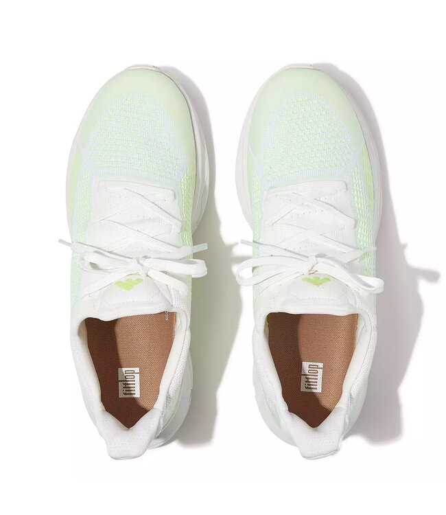 Fitflop Mens Glow-In-The-Dark Knit Sports Sneakers