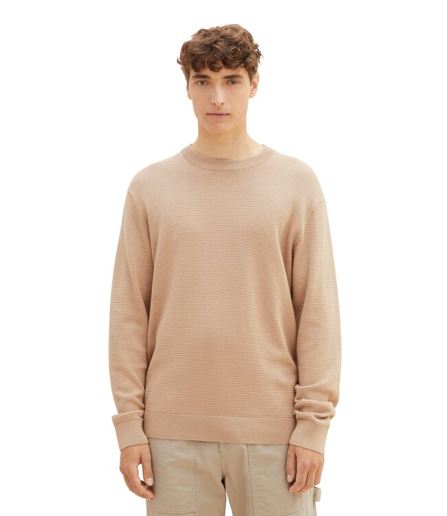 TOM TAILOR Sweater with texture