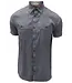 POINT ZERO Point Zero Short-sleeve linen cotton slub shirt