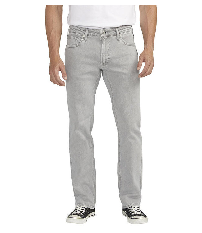 Silver Jeans Allan  Straight Leg Stone Grey