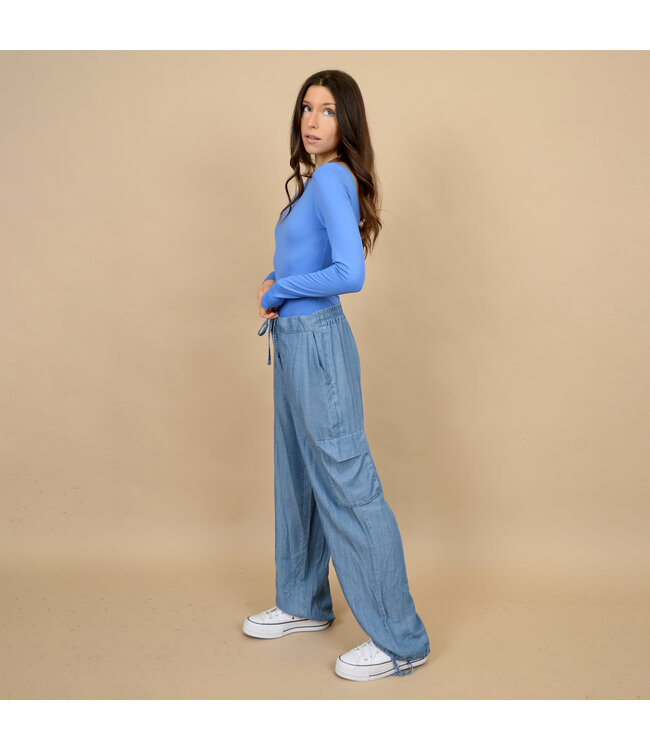 RD Style Brida Long sleeve Boat Neck Bodysuit