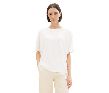 TOM TAILORCrew Neck T Shirt with side Tie detail