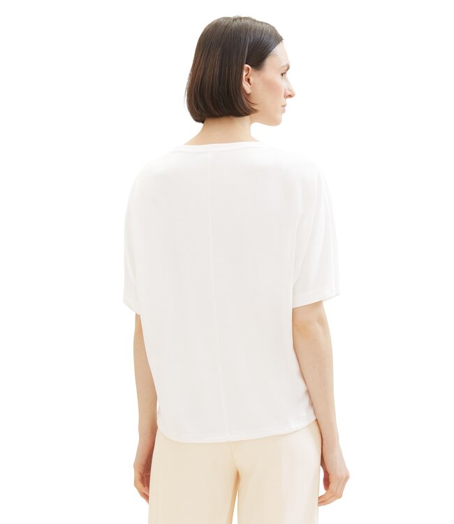 TOM TAILORCrew Neck T Shirt with side Tie detail