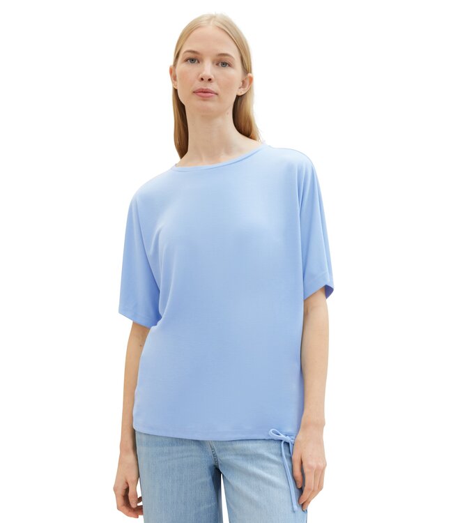 TOM TAILORCrew Neck T Shirt with side Tie detail