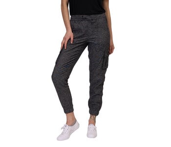 Silver Jeans Linen Pull On Cargo Jogger