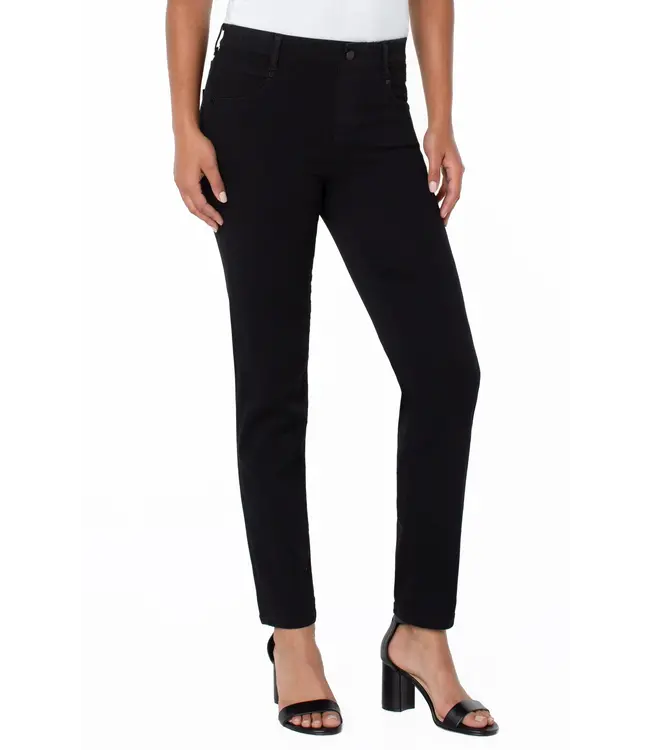 Liverpool Jeans Gia Glider Slim 29", Overdye Black