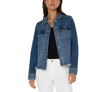 Liverpool Jeans  CLASSIC JEAN JACKET W FRWY HEM