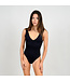 RD International RD Style SLEEVELESS V-NECK BODYSUIT - SECOND SKIN