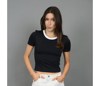 RD Style Second Skin ROXI Short Sleeve  Round Neck Top