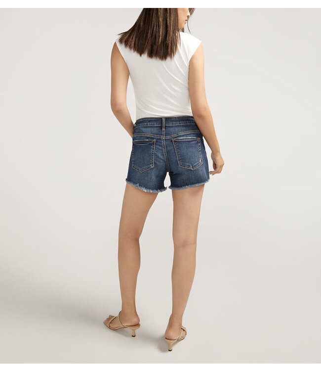 Silver Jeans Button Fly BOYFRIEND SHORT MID RISE