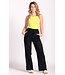Pink Martini PINK MARTINI Wide Leg Daisy Pants with  Zipper
