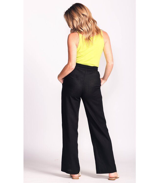 PINK MARTINI Wide Leg Daisy Pants with  Zipper