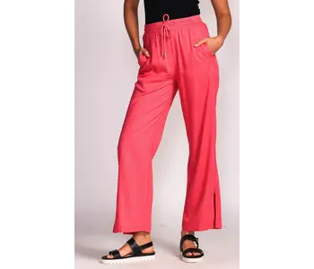 PINK MARTINI Wide Leg Daisy Pants with  Zipper