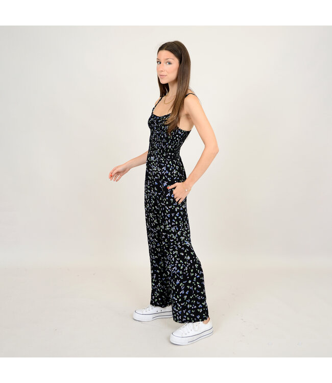 RD Style JOLIETTE PRINTED CREPE TANK JUMPSUIT