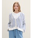 TOM TAILOR TOM TAILOR Blue and White Striped Cardigan