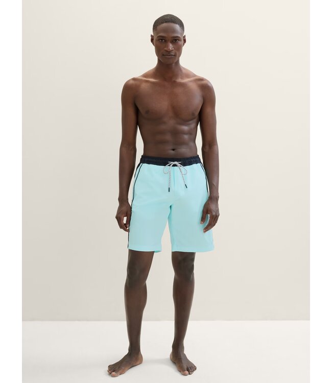 TOM TAILOR Colour Block Swim Trunks