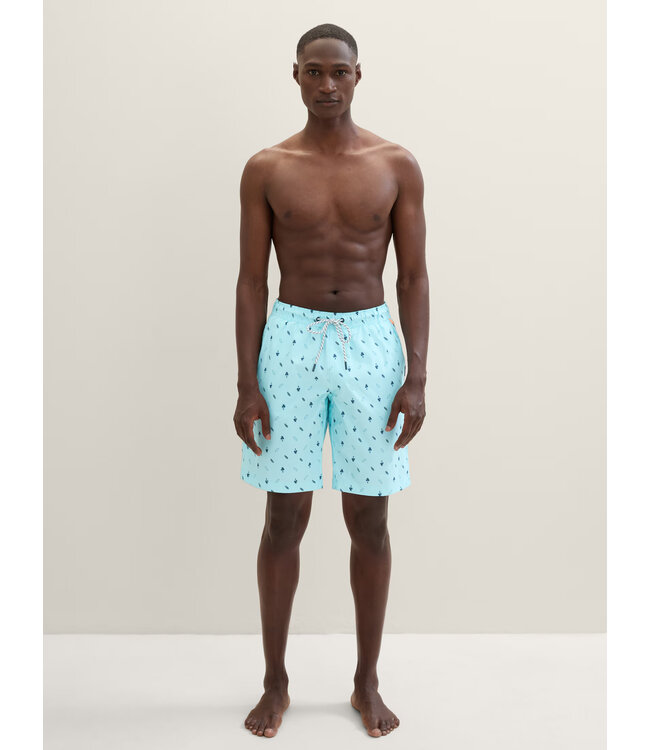 TOM TAILOR Printed Swim Shorts