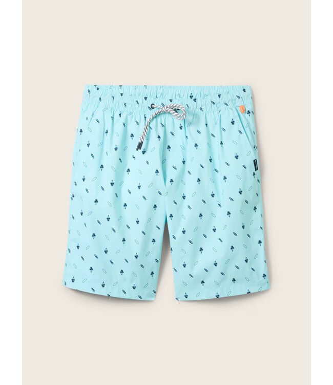 TOM TAILOR Printed Swim Shorts