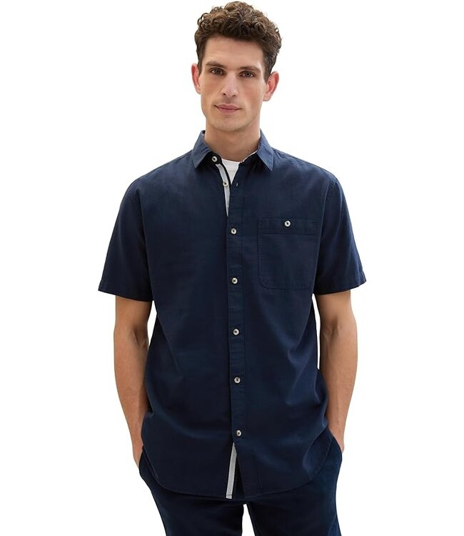 TOM TAILOR Short Sleeve  structured shirt