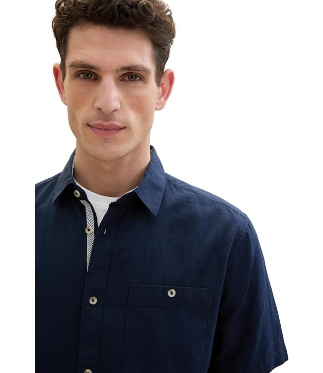 TOM TAILOR Short Sleeve  structured shirt