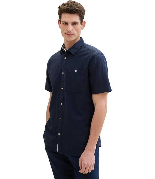 TOM TAILOR Short Sleeve  structured shirt