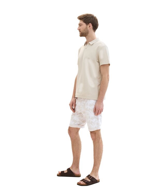 TOM TAILOR  Regular chino shorts with an all-over print