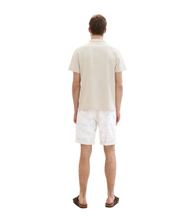 TOM TAILOR  Regular chino shorts with an all-over print