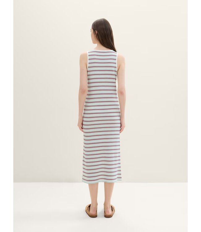 TOM TAILOR Midi dress with rib details
