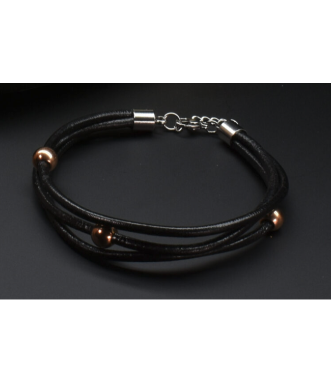 Leather Multi Strand Bracelet