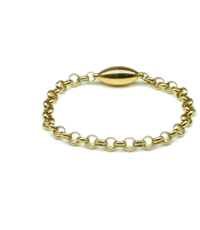 Rolo Bracelet with Magnetic Clasp