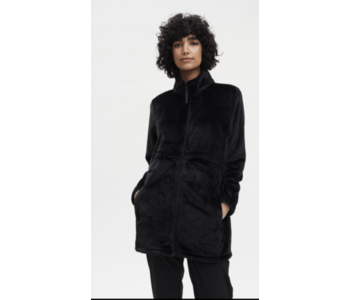 FDJ Full Zip Plush Parka Style Jacket Black