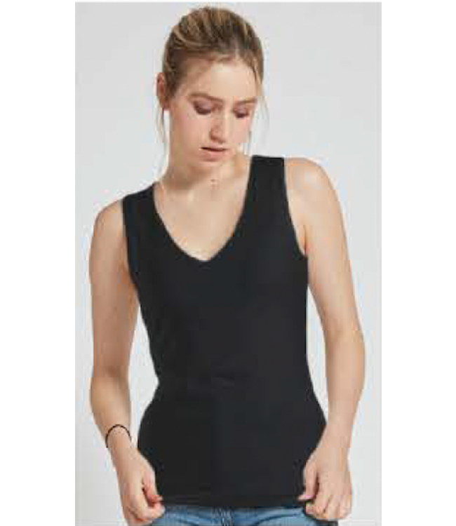 Point Zero Sleeveless V Neck Top