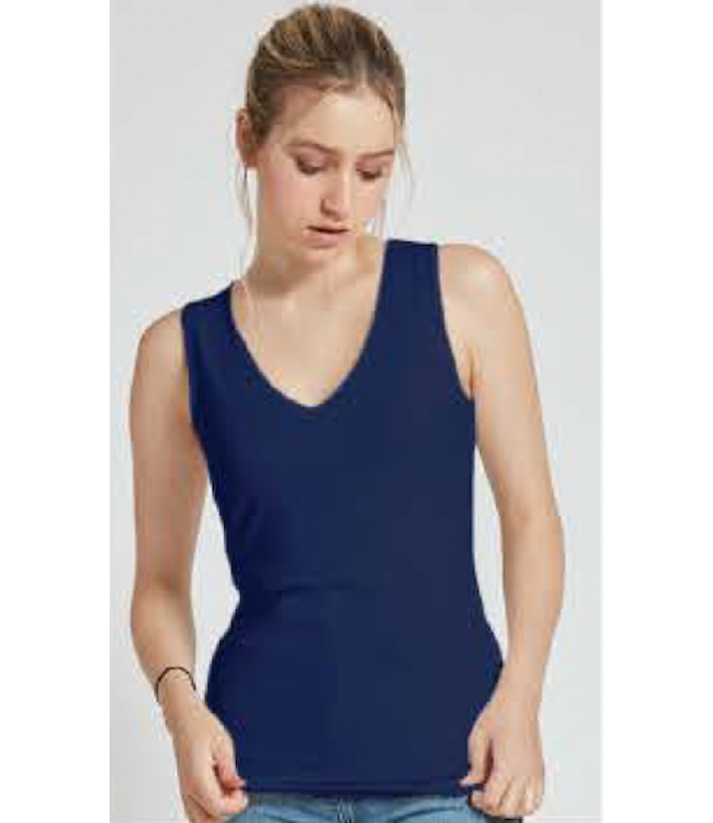 Point Zero Sleeveless V Neck Top