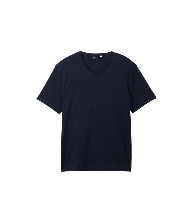 TOM TAILOR Basic t-shirt with a V-neckline