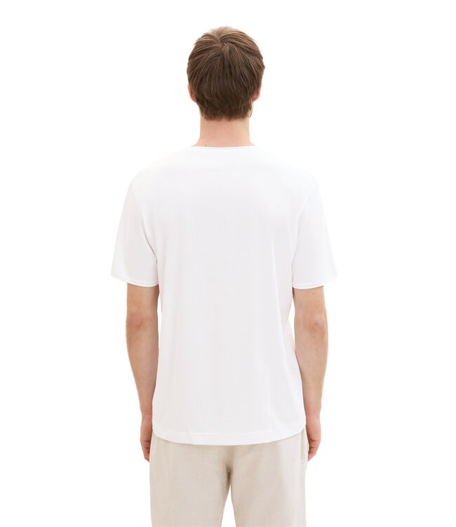 TOM TAILOR Basic t-shirt with a V-neckline