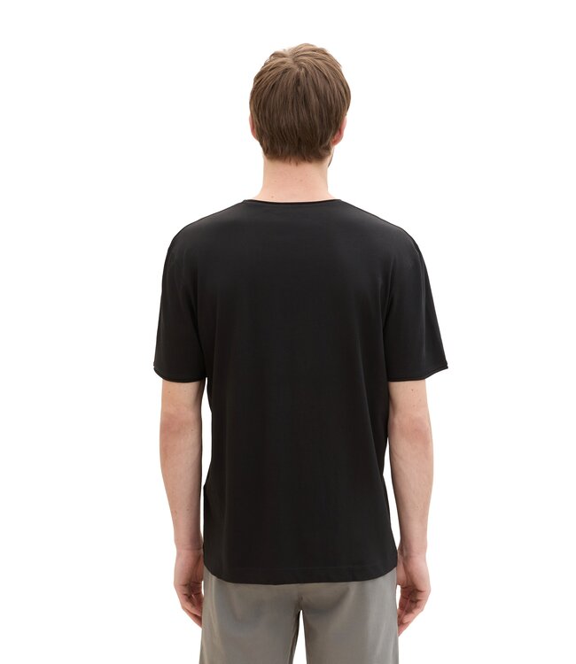 TOM TAILOR Basic t-shirt with a V-neckline