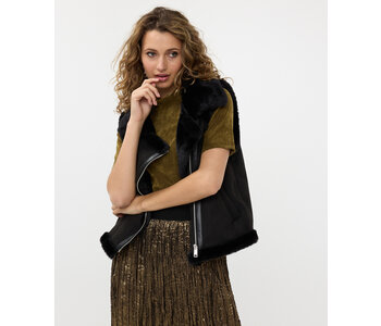 ESQUALO Faux Fur Vest