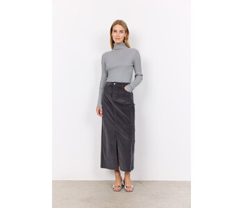 SOYACONCEPT Corduroy  Skirt Iron Grey