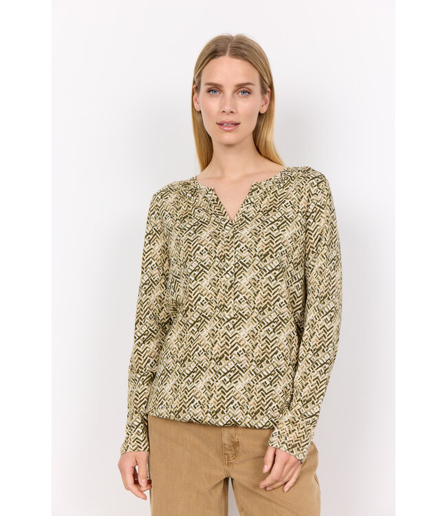 SOYACONCEPT Long Sleeve Printed Top