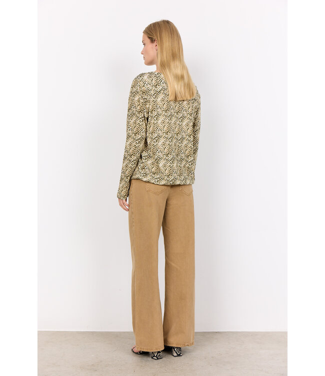 SOYACONCEPT Long Sleeve Printed Top