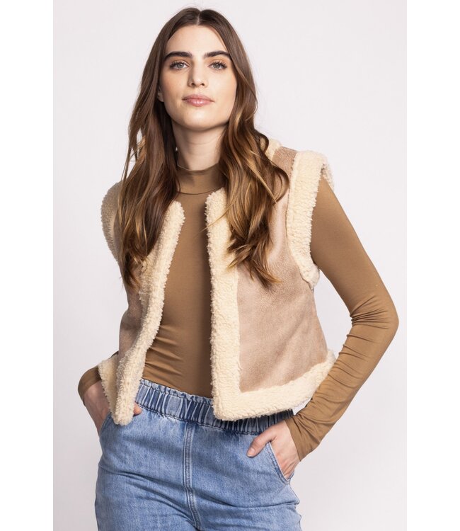 Pink Martini  Phoebe Vest  Beige