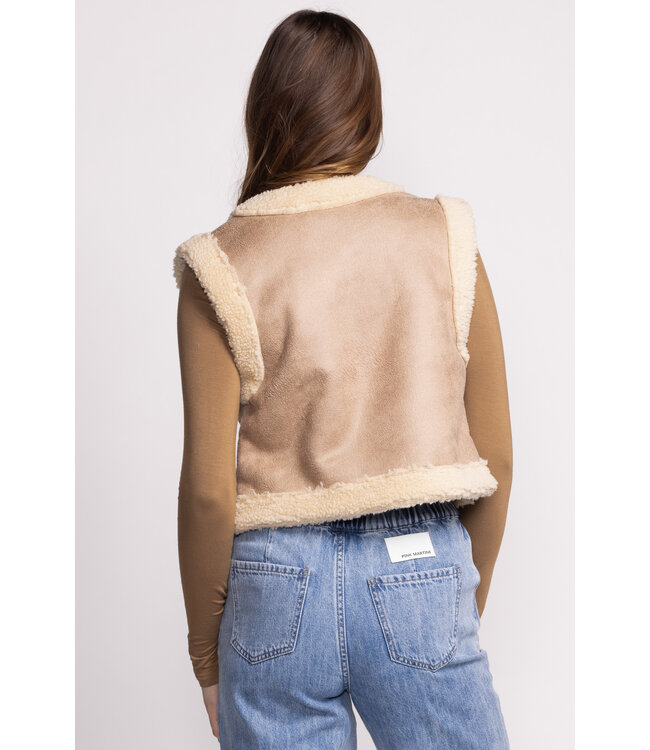 Pink Martini  Phoebe Vest  Beige