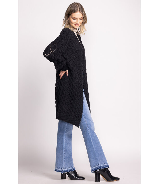 Pink Martini rie Sweater Black