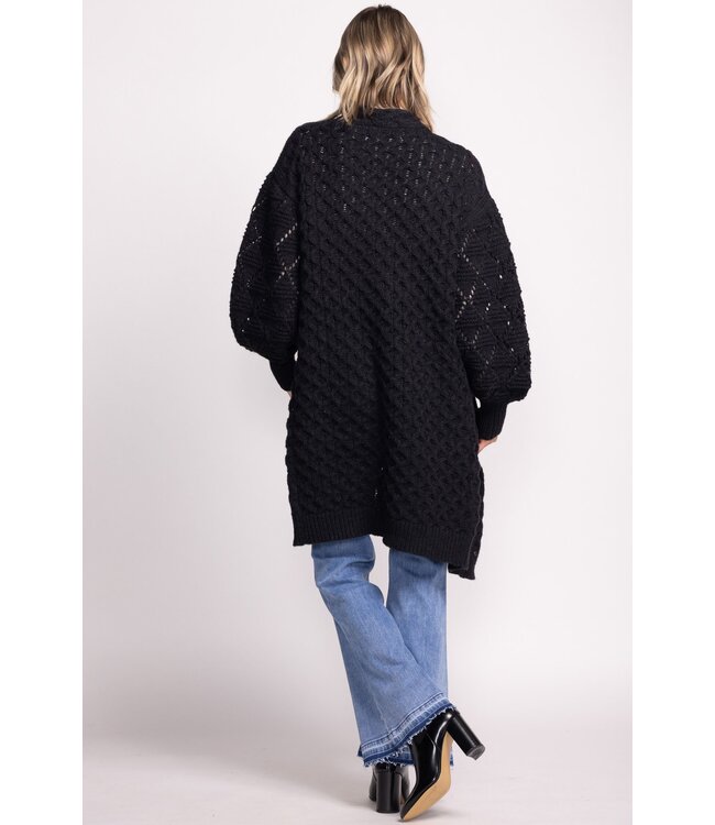 Pink Martini rie Sweater Black